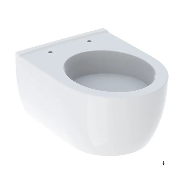 Stojąca miska WC  z półką, Geberit Bambini, biała