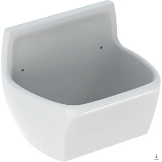 Pisuar Geberit Sorso, do pokrywy, dopływ z tyłu, odpływ do tyłu, biała