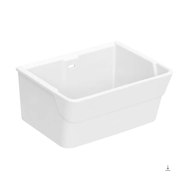 Zlew do klapki uchylnej  Geberit Publica,  biały