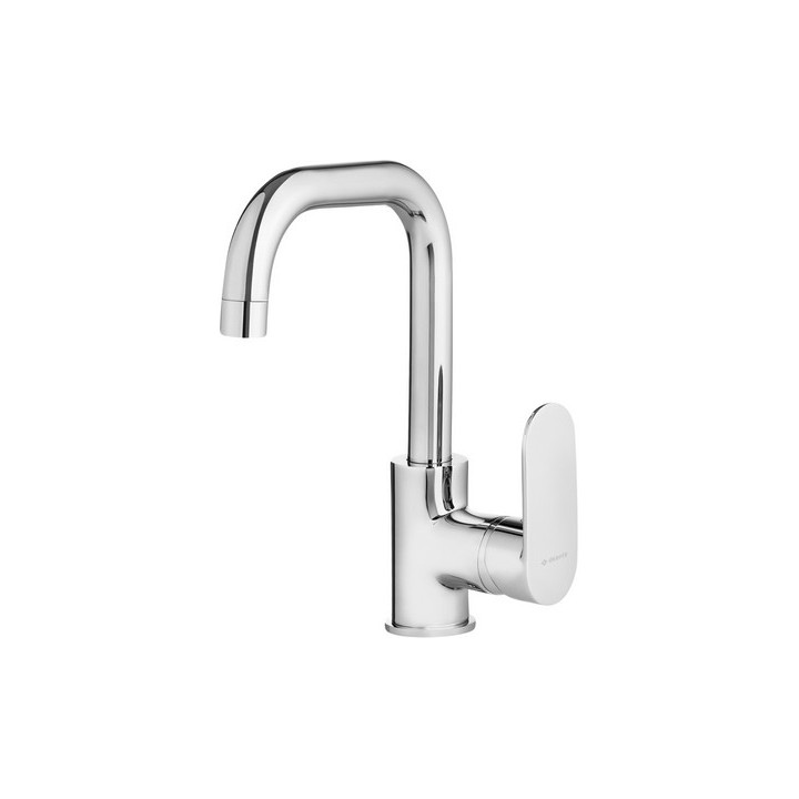 Bateria umywalkowa jednouchwytowa wysoka Deante Alpina, chrom