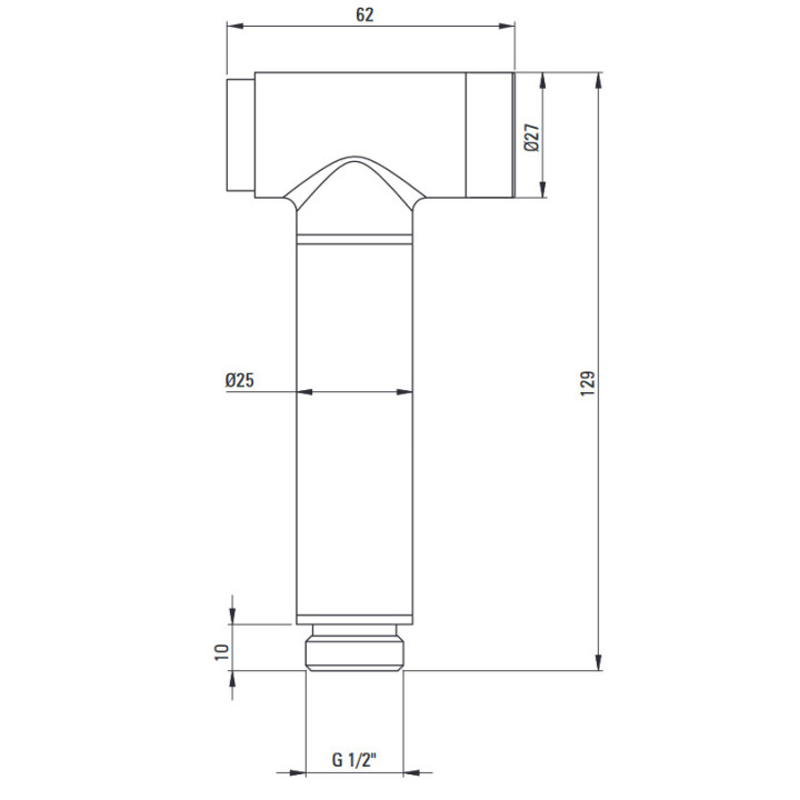 Bateria umywalkowa jednouchwytowa z prostokątną wylewką Deante Alpina, chrom