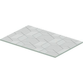  Wkłady szklane DuraSquare, kolor biały