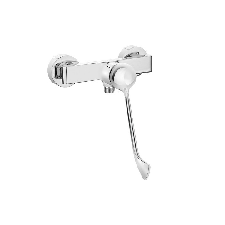 Bateria bidetowa jednouchwytowa ze słuchawkątypu bidetta  Deante Alpina, chrom