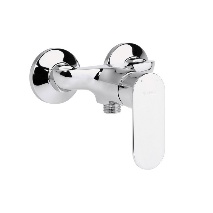 Bateria prysznicowa jednouchwytowa podtynkowa z przełącznikiem natrysku Deante Alpina, chrom