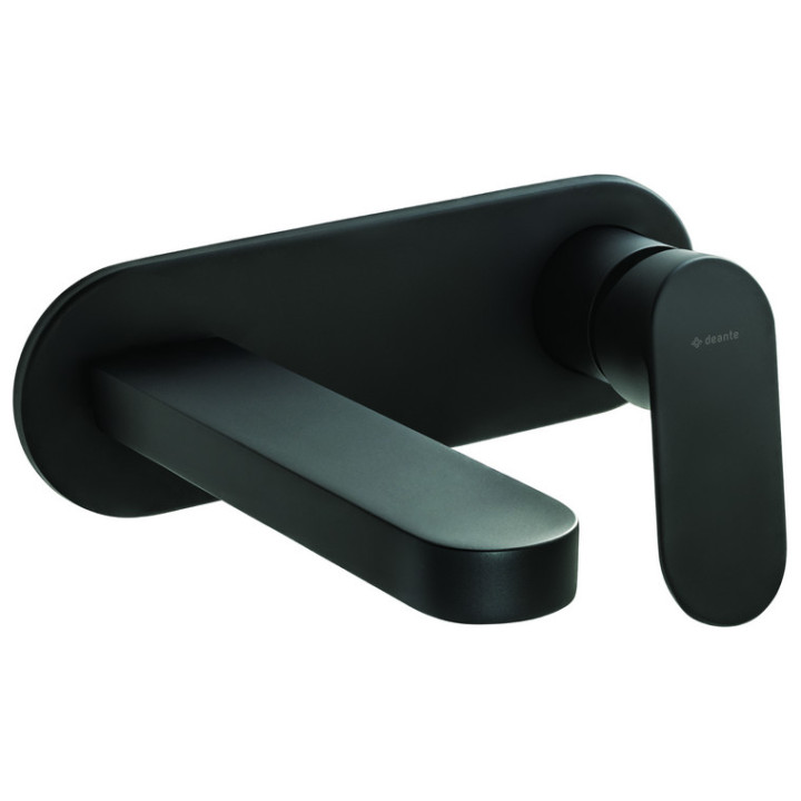 Bateria prysznicowa jednouchwytowa ścienna , Deante Alpina, nero