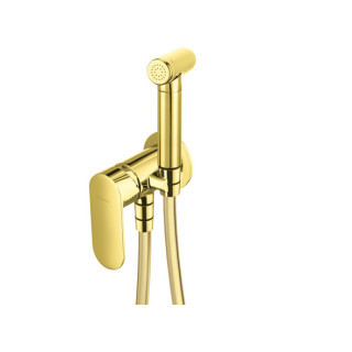 Bateria bidetowa jednouchwytowa , Deante Alpina, nero