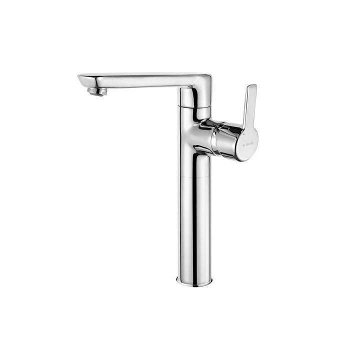 Bateria wannowa jednouchwytowa wolnostojąca z zestawem prysznicowym, Deante Arnika, chrom