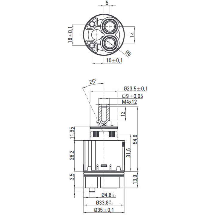 Bateria wannowa jednouchwytowa wolnostojąca z zestawem prysznicowym, Deante Arnika, chrom
