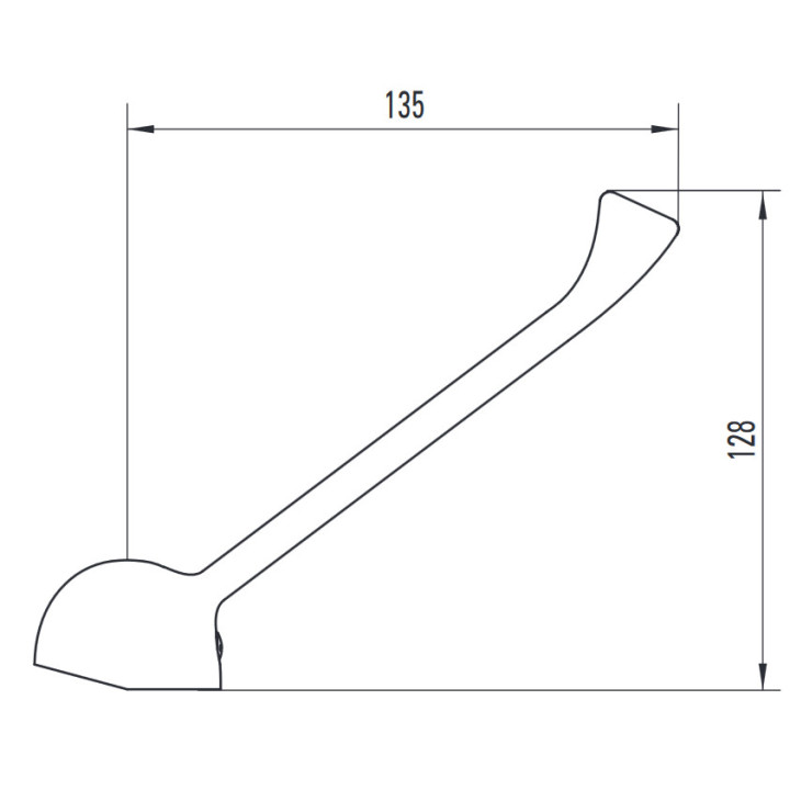 Bateria umywalkowa jednouchwytowa wysoka, Deante Arnika, chrom