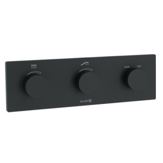 Bateria natryskowa podtynkowa DN15, Kludi Renon, biały mat