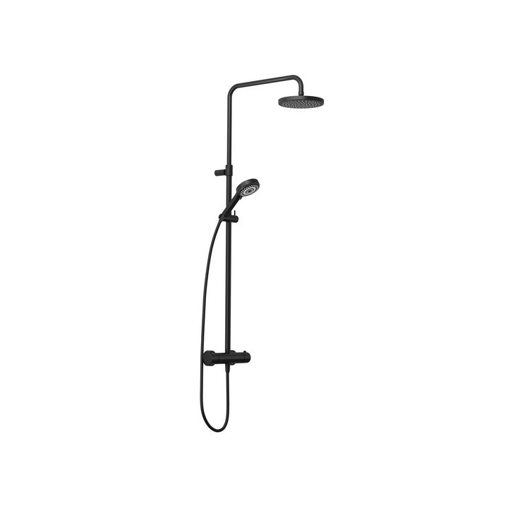 Elektroniczny termostat podtynkowy , Kludi Touchtronic, czarny 