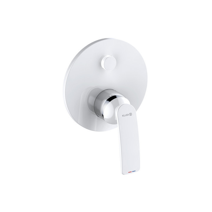 Bateria wannowo-natryskowa podtynkowa, Kludi Balance, chrom