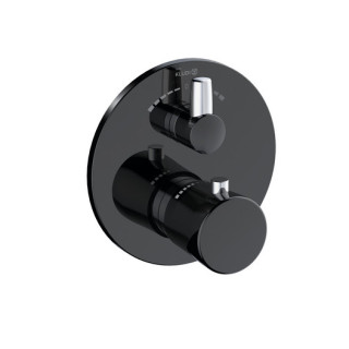 Bateria wannowo-natryskowa podtynkowa, Kludi Balance, biała/chrom