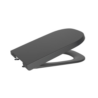 Miska WC podwieszana Roca Gap Rimless, 35x54cm,  czarny mat