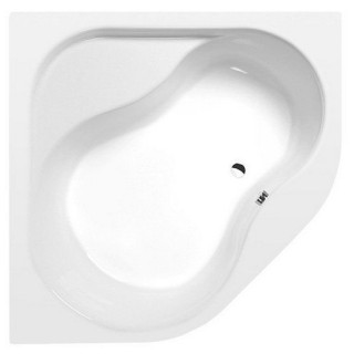 Wanna asymetryczna 170x80x46cm Polysan Tigra, prawa, biała