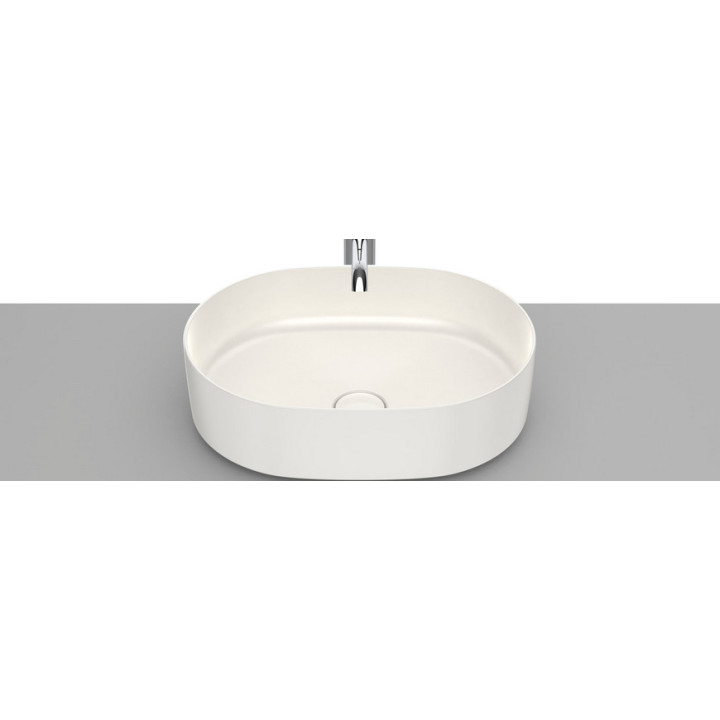 Umywalka nablatowa 50x37cm Roca Inspira Round okrągła biała