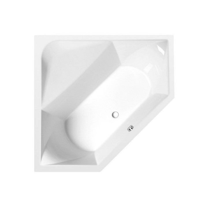 Wanna asymetryczna 170x100x43cm Polysan NAOS R, prawa, biała