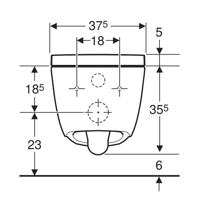 Urządzenie WC z funkcją higieny intymnej Geberit AquaClean Tuma Comfort białe-alpin, 146.292.11.1