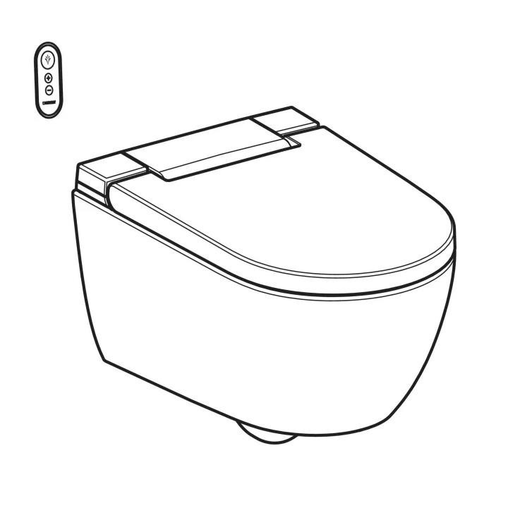 Urządzenie WC z funkcją higieny intymnej Geberit AquaClean Tuma Comfort białe-alpin, 146.292.11.1