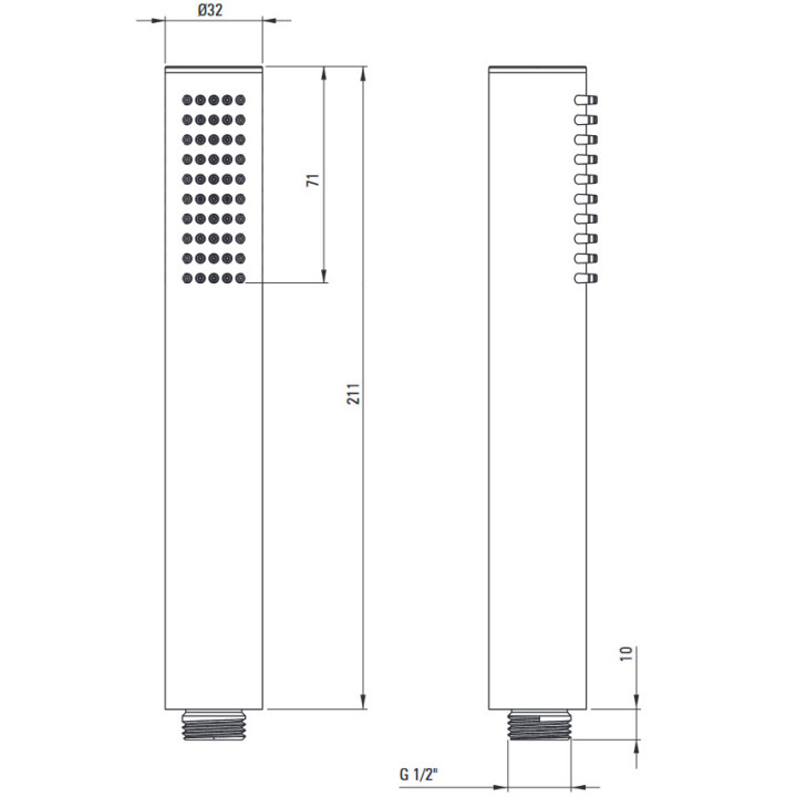 Bateria bidetowa  stojąca, Deante Arnika, nero