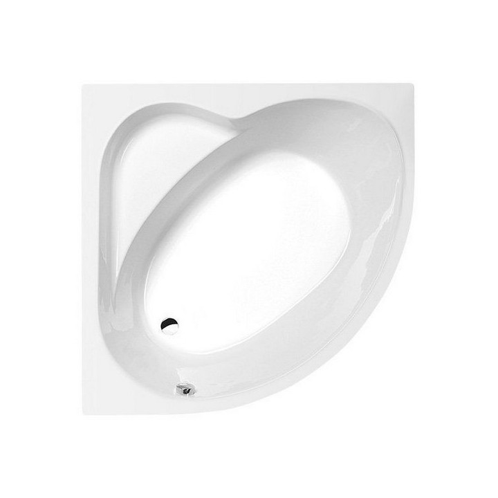 Wanna asymetryczna 180x100x43cm Polysan NAOS R, prawa,  biała