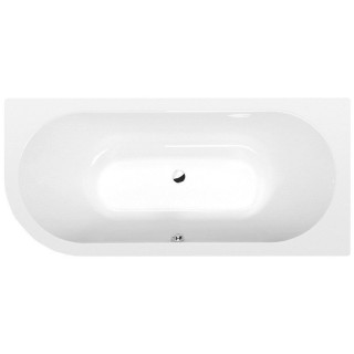 Wanna asymetryczna 175x80x47cm Polysan VIVAL, lewa,  biała