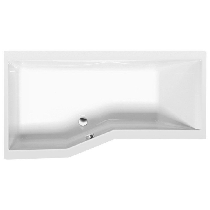 Wanna prostokątna 160x70x48cm Polysan CLEO, czarny mat