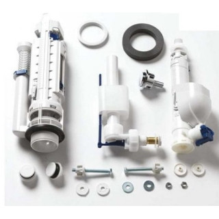 System podwójnego spłukiwania Artceram Civitas, chrom