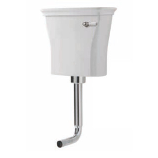 Ceramiczny zbiornik, spłuczka niska ArtCeram, czarny