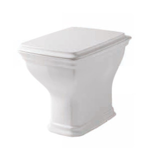 Miska wc stojąca ArtCeram Civitas, 36x54cm, czarny połysk