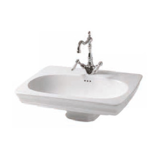 Umywalka wisząca ArtCeram Civitas 68x50, biały połysk