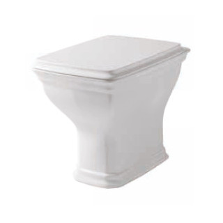 Miska wc stojąca ArtCeram Civitas, 36x54cm, czarny połysk