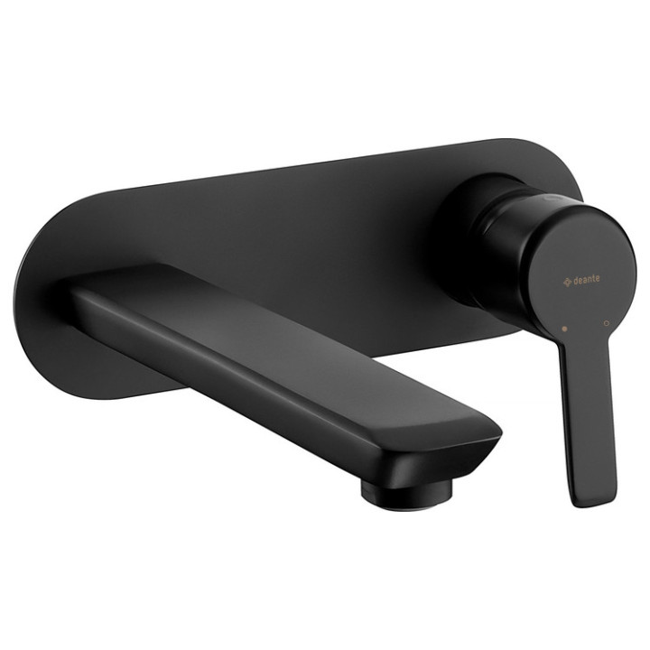 Bateria prysznicowa z przełącznikiem natrysku podtynkowa, Deante Arnika, nero