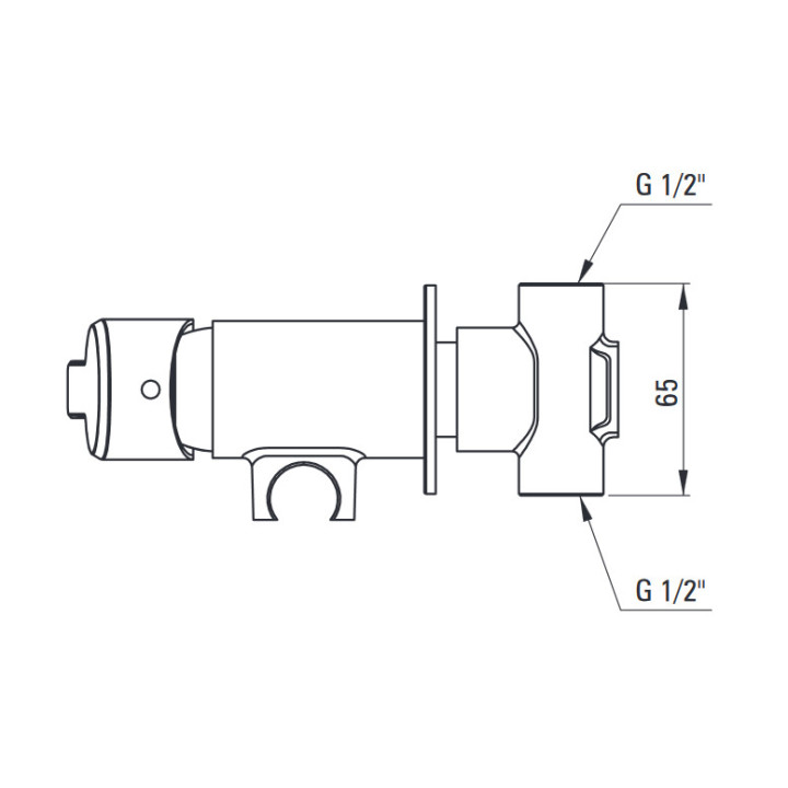 Bateria umywalkowa , Deante Arnika, titanium