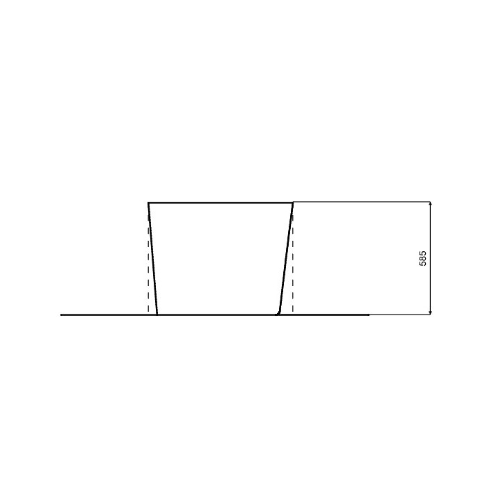 Wanna asymetryczna Besco Avita A-line z syfonem z napełnieniem przez przelew, 160x75cm, wersja lewa, akrylowa, biała