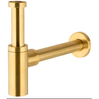 Syfon umywalkowy butelkowy, KFA Armatura, złoty