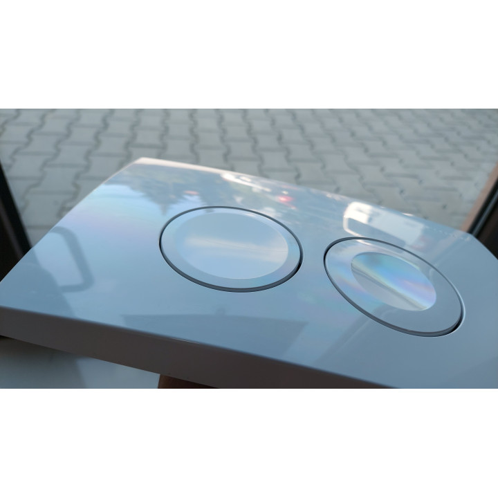 Przycisk spłukujący Geberit Delta35, przedni - biały