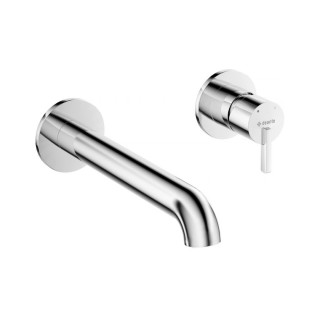 Bateria prysznicowa podtynkowa z przełącznikiem natrysku, Deante Silia, chrom