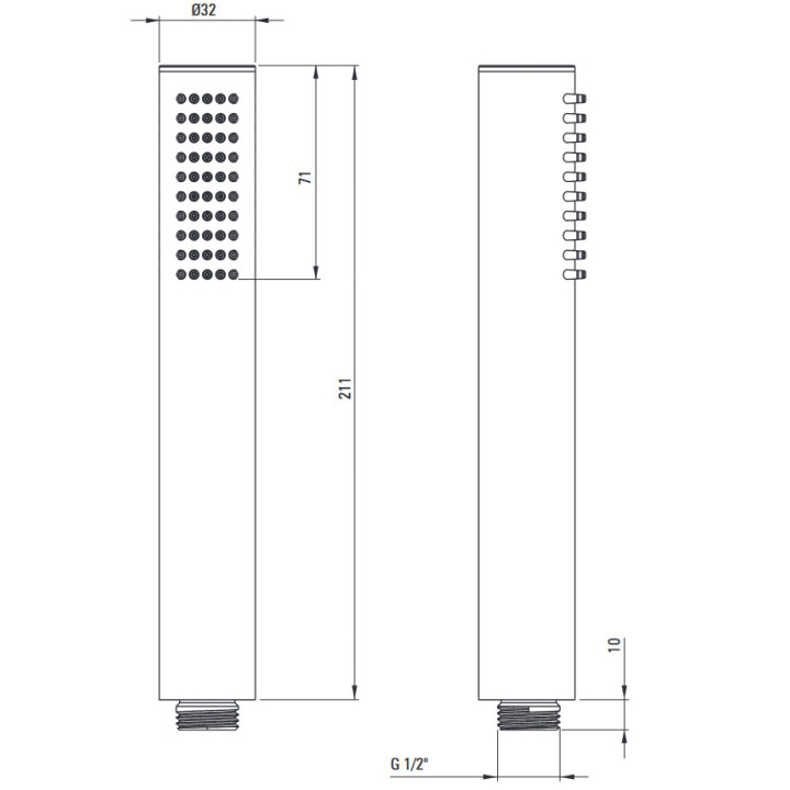 Bateria wannowa z zestawem prysznicowym, Deante Silia, bianco