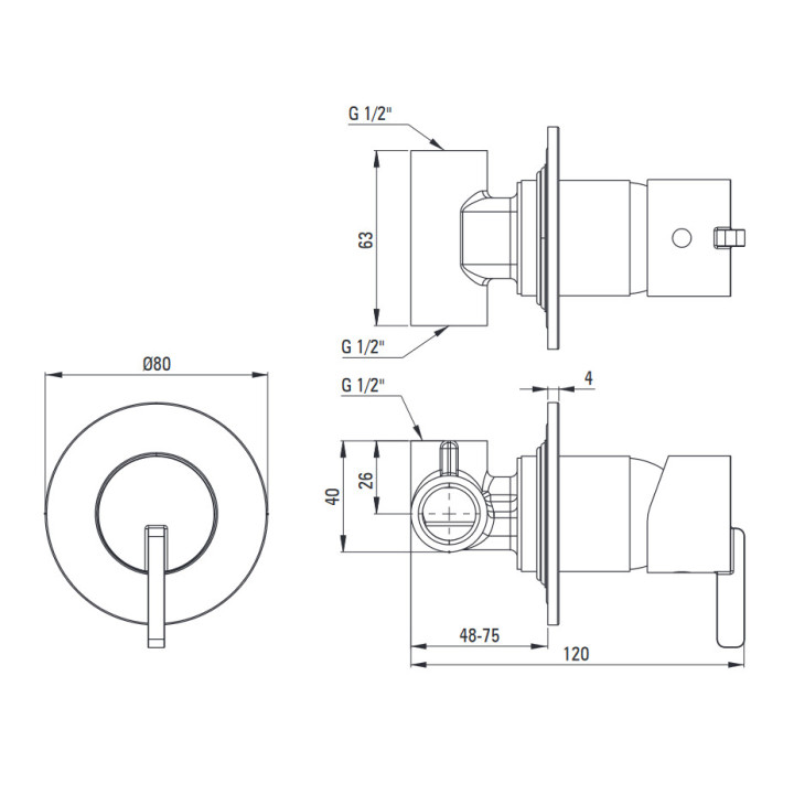 Bateria prysznicowa z zestawem prysznicowym, Deante Silia, bianco