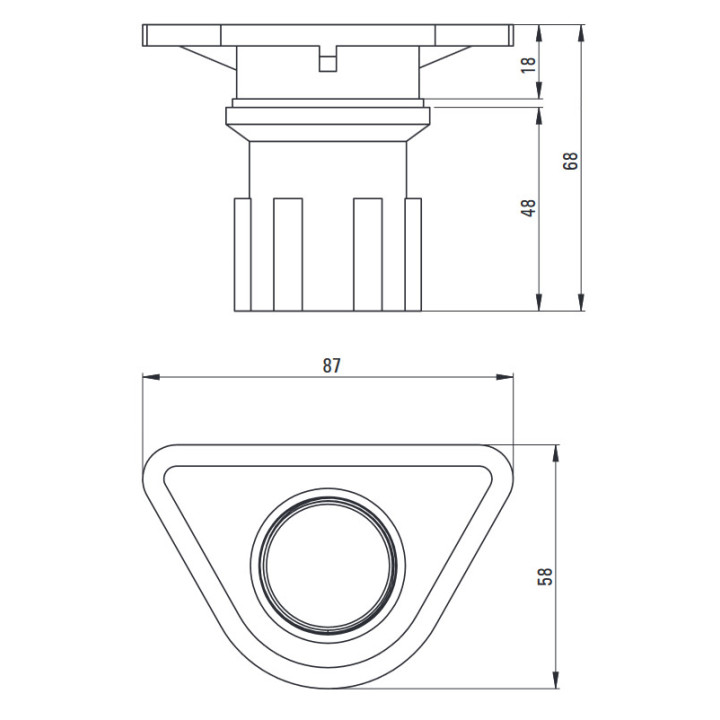 Bateria wannowa z zestawem prysznicowym, Deante Silia, titanium
