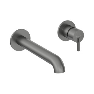 Bateria prysznicowa podtynkowa z przełącznikiem natrysku, Deante Silia, titanium