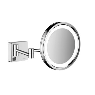Lusterko kosmetyczne z oświetleniem LED, Hansgrohe AddStoris, chrom