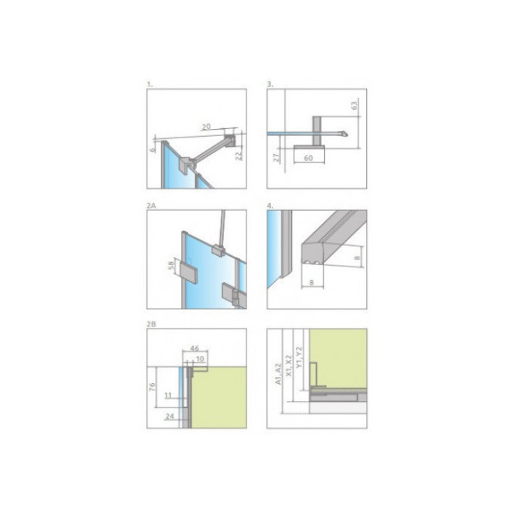 Część prawa kabiny Radaway Essenza Pro Black KDD, 800x2000mm, szkło przejrzyste, czarny profil