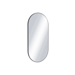 Lustro prostokątne Excellent Revia, wiszące, 100x50cm, czarny mat