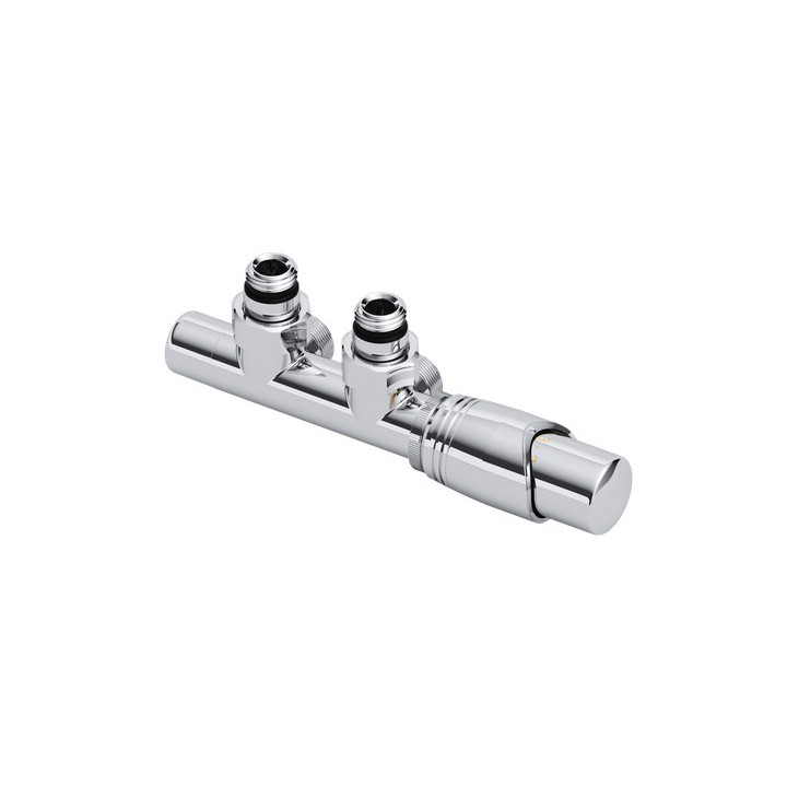 Zestaw zintegrowany termostatyczny Excellent Volaro 2.0 kątowy, prawy - chrom