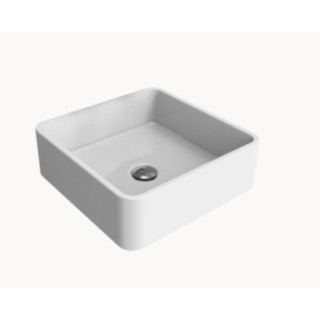 Umywalka nablatowa Flaminia Miniwash 40 biały połysk, 40 x 40 x 13 cm, bez przelewu- sanitbuy.pl