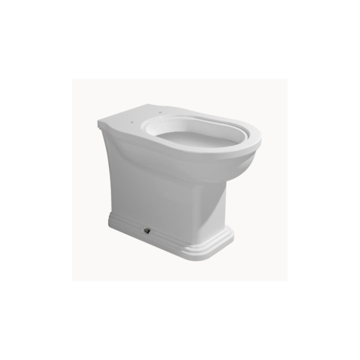 Miska WC, stojąca Flaminia Efi biały połysk, 56 x 36 x 42 cm, odpływ S/P, retro- sanitbuy.pl