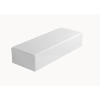 Półka ścienna Flaminia Brick biały połysk, 53 x 19,5 x 11 cm- sanitbuy.pl