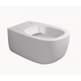 Miska wisząca WC Flaminia Bonola 54 x 38 x 27 cm, biała, zestaw montażowy- sanitbuy.pl